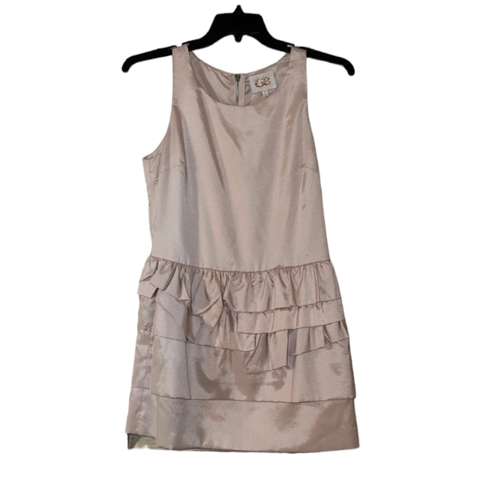 Gianni Bini - blush pink ruffle dress- size medium